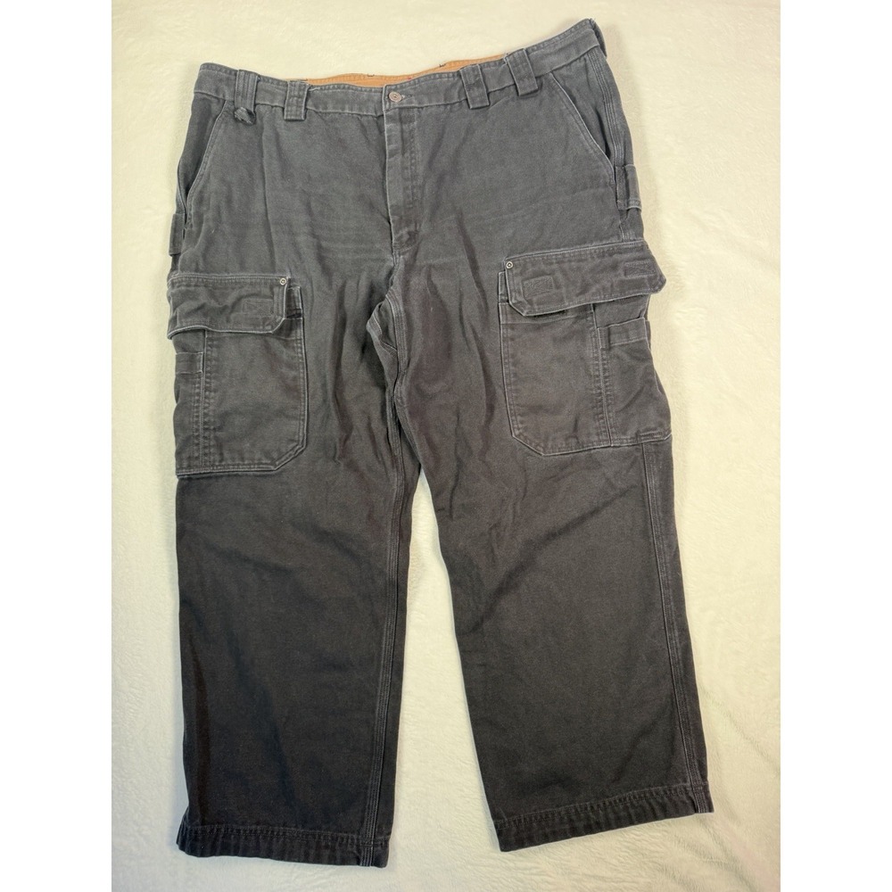 Duluth‎ Trading Fire Hose Cargo Work Pants 44x30 Black Carpenter Utility